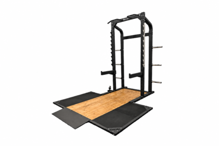 HALF RACK WITH DEADLIFT PLATFORM